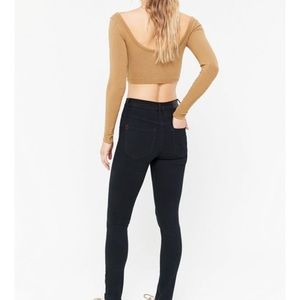 Black skinny jeans